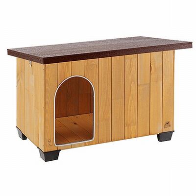 Ferplast Baita 80 Wooden Dog Kennel Weatherproof 69x102x68 cm
