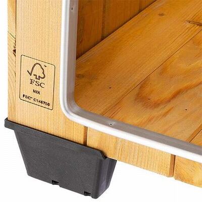 Ferplast Baita 80 Wooden Dog Kennel Weatherproof 69x102x68 cm