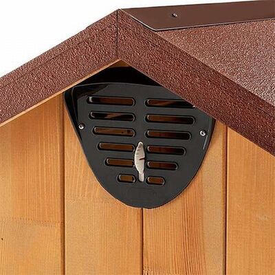 Ferplast Domus Large Wooden Dog House Weatherproof Pine 81x101x78cm