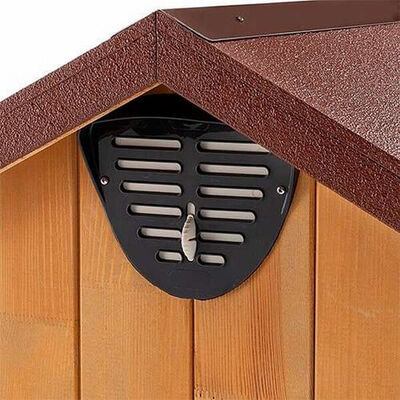 Ferplast Domus Wooden Dog Kennel Weatherproof Small