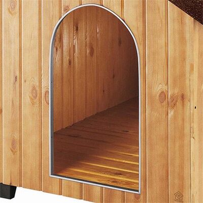 Ferplast Domus Maxi Wooden Dog House Weatherproof Shelter 127.5cm