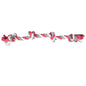 Flamingo 4-Knot Cotton Rope Dog Toy for Dental Health 60 cm