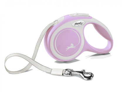 Flexi New Comfort Retractable Tape Leash Pink XS 3m