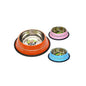 Flip Pet Striped Stainless Steel Pet Bowl for Food and Water 8 oz