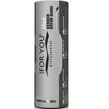 For You Black Neck Paper Strips for Haircutting 1 Roll