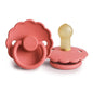 Frigg Daisy Rubber Pacifier Poppy for 0-6 Months