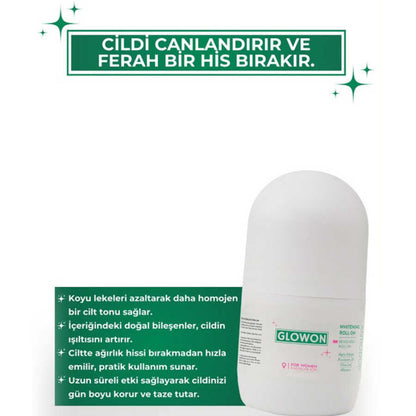 Glowon Brightening Roll-On Deodorant for Women 50 ml