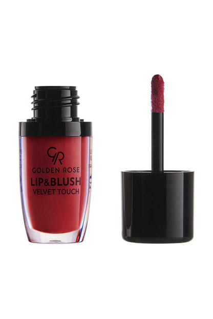 Golden Rose Lip and Blush Velvet Touch 06 Real Red - 2-in-1 Lip & Cheek Color