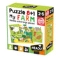 Headu 8+1 Double-Sided Farm Puzzle for Early Learning
