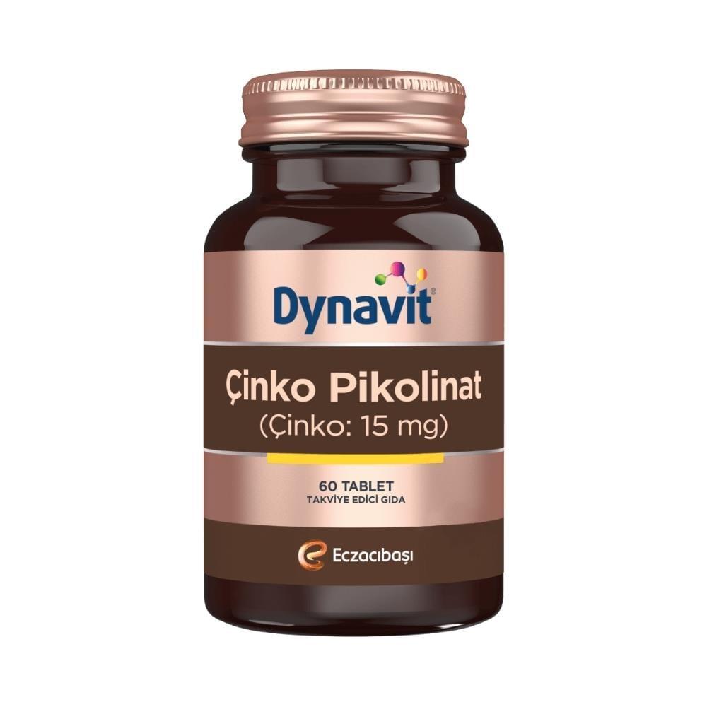 Dynavit Zinc Supplement ‚inko Pikolinat 60 Tablets - Supports Immune System Health