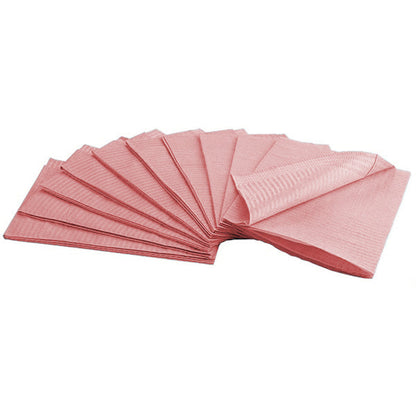 Dental Bibs Pink - Pk 125