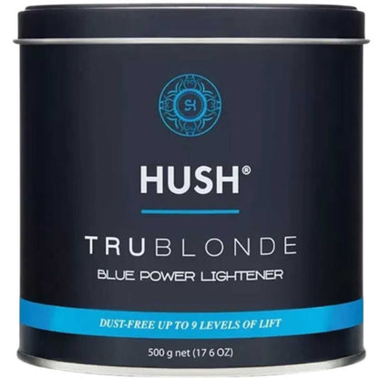Hush Trublonde Blue Lightener Powder 500g - Lifts Up to 9 Levels