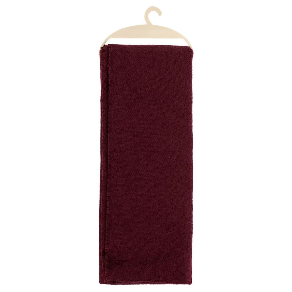 Eklips Plain Burgundy Scarf