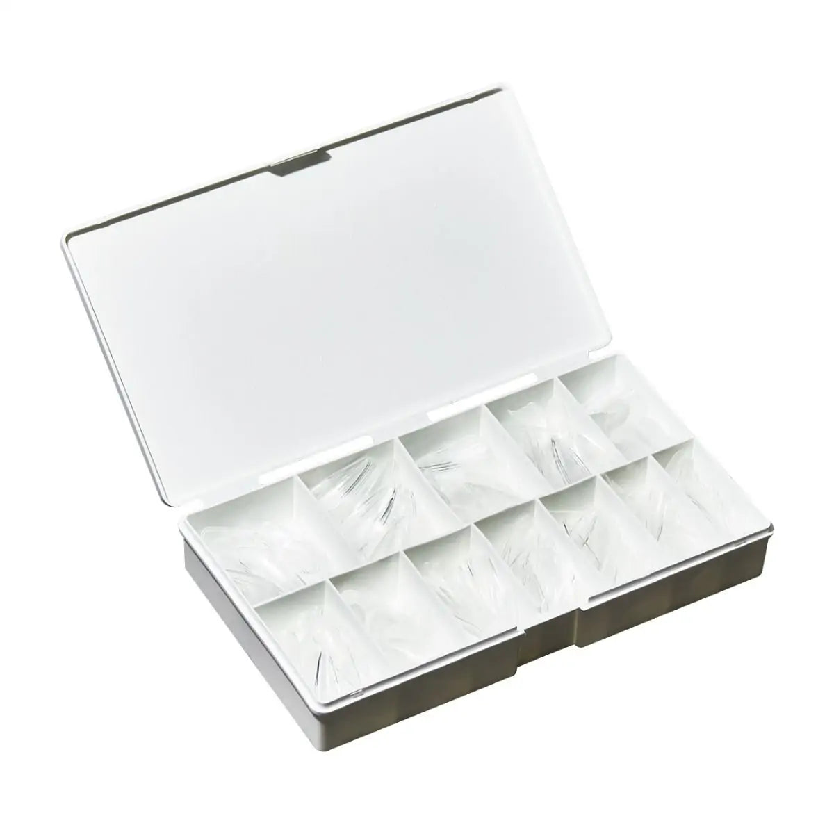 IBD - Full Cover Soft Gel Tips - Medium Stiletto 504pc (Pre-Etched)