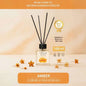 Image Home Amber Reed Diffuser for Warm Home Ambiance 100 ml