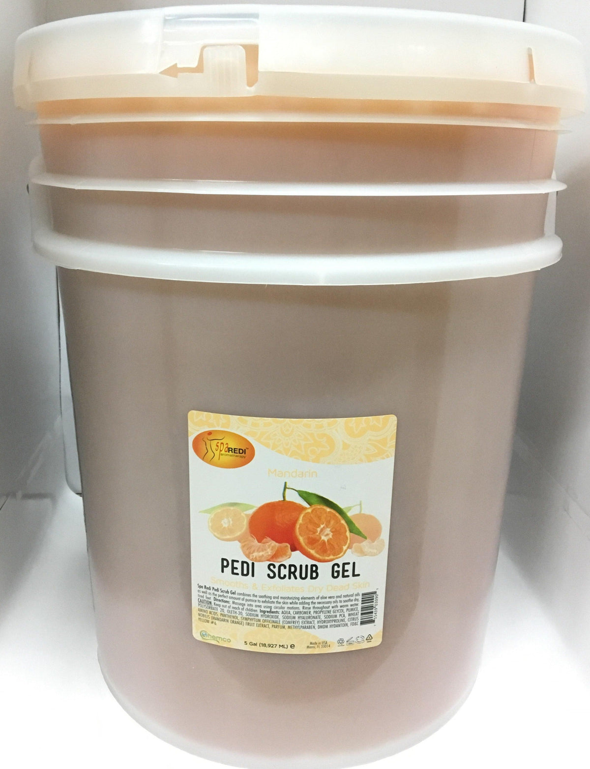 Spa Redi - Pedi Scrub Gel - Mandarin 5Gal