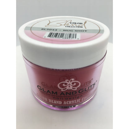 Glam And Glits - Color Blend Acrylic Powder - BL3043 Mug Shot 2oz