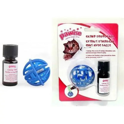 Pawise Catnip Liquid Cat Toy Ball - Interactive Play Ball for Cats
