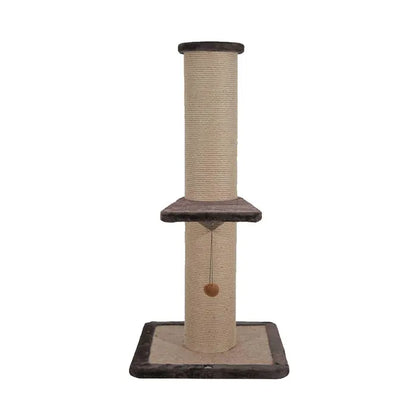Lotus Pet Design Brown Single Cat Scratching Post 86cm