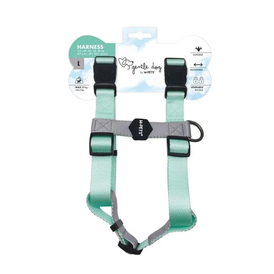 M-Pets Gentle Dog Harness Green Large for Comfortable Walking
