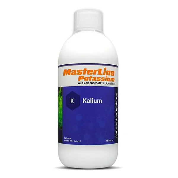 Masterline Potassium Aquarium Plant Fertilizer 500 ml - Pure Liquid Potassium
