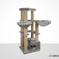 Lotus Pet Design Luxembourg Grey Cat Scratcher Post