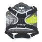 M-Pets Hiking Reflective Soft Dog Harness Black Medium
