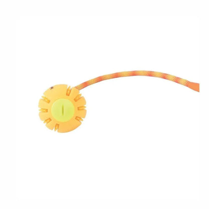 M-Pets Flash LED Light-Up Ball Dog Toy Orange