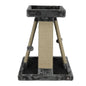 Lotus Pet Design Pyramid Grey Cat Scratcher Durable Sisal 1 pc