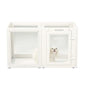 M-Pets Blanche 6-Panel Small Pet Playpen in White