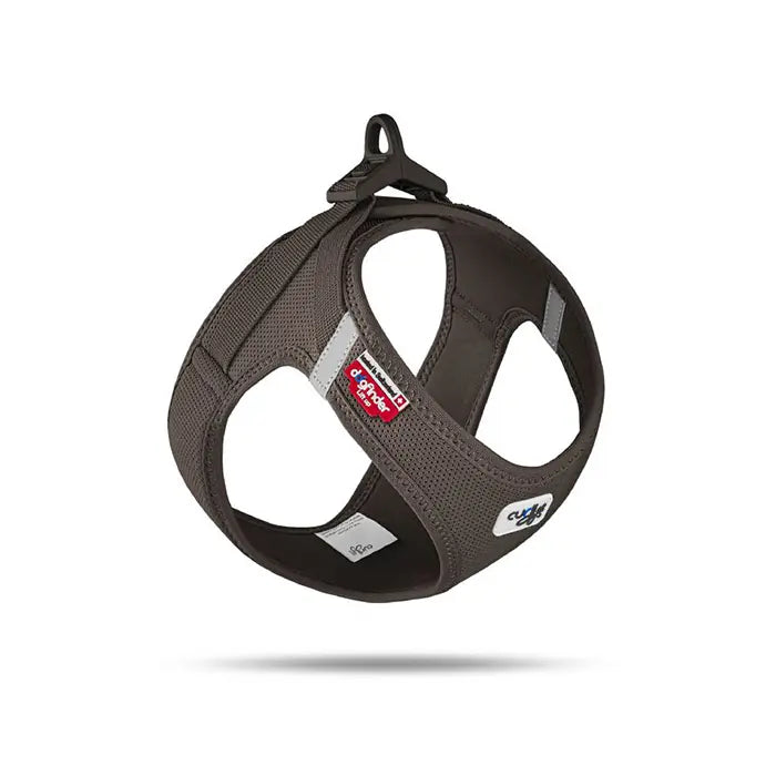 Curli Vest Harness Clasp Air-Mesh Dog Harness Brown Medium