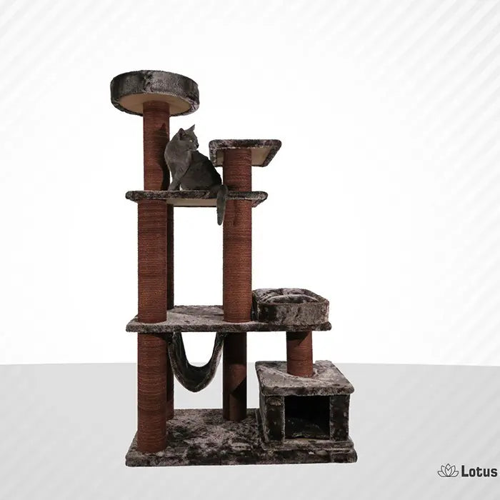 Lotus Pet Design Istanbul Brown Cat Scratcher Post