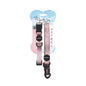 M-Pets Gentle Dog Collar and Leash Set Pink Medium
