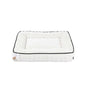 M-Pets Warm Hug Velvet Pet Bed for Cats and Dogs White Large