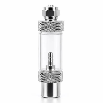Ista Metal CO2 Bubble Counter with Check Valve for Planted Aquariums