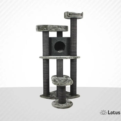 Lotus Pet Design Roma Grey Cat Scratcher for Play and Claws