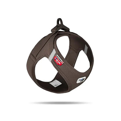 Curli Vest Harness Clasp Air-Mesh Dog Harness Brown 3XSmall