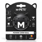 M-Pets Power Chew Ball Rubber Dog Toy Jet XS - Durable Small Breed Chew Ball