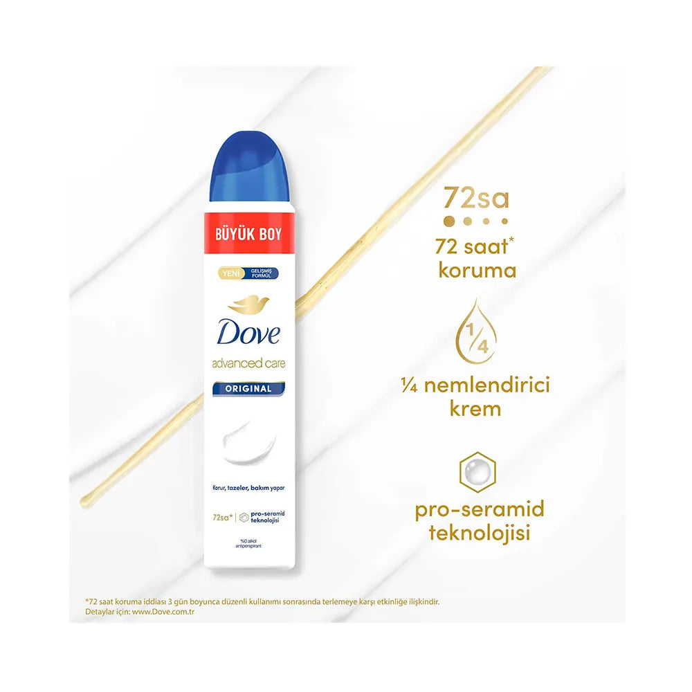 Dove Original Deodorant Spray for Women 48h Protection 200 ml