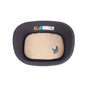 M-Pets Java Large Plastic Dog Bed with Cushion