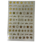 Nail Sticker - 015 Gold Stars
