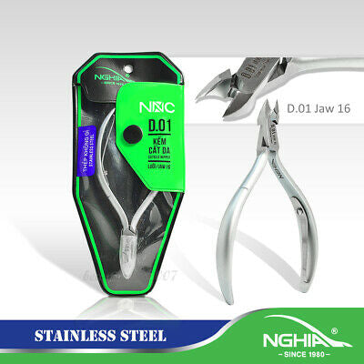 *D.01 Box Stainless Steel Cuticle Nipper- 10pc