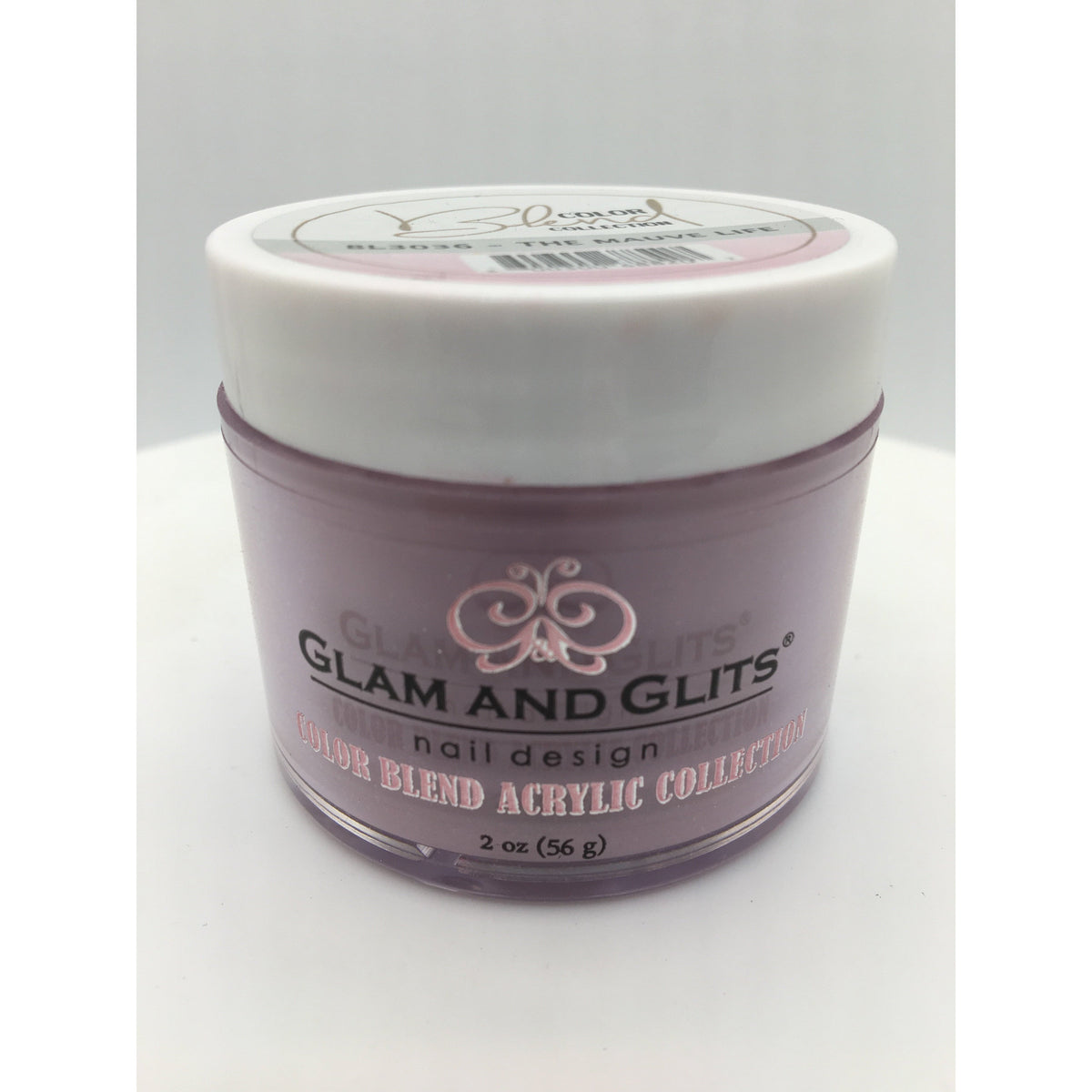 Glam And Glits - Color Blend Acrylic Powder - BL3036 The Mauve Life 2oz