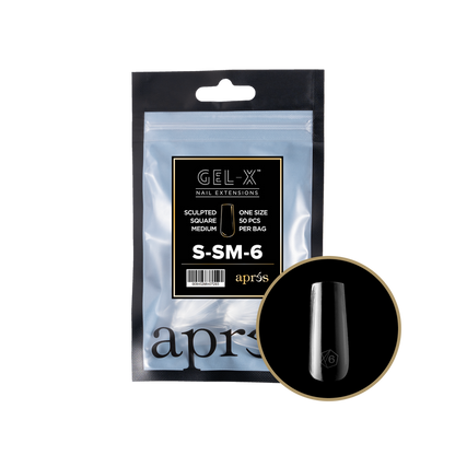 Gel-X Sculpted Square Medium 2.0 Refill Bag