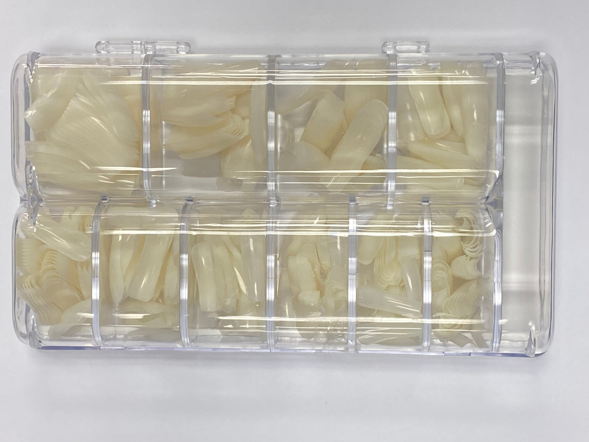 Queen - Full Cover Natural Ballerina Salon Nail Tips 500pc