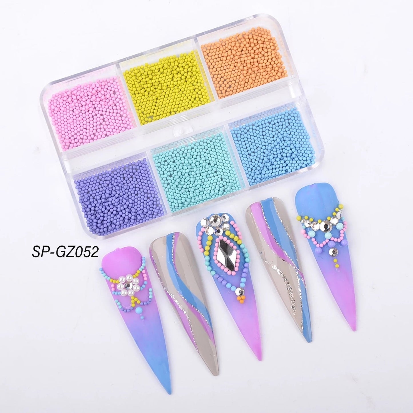 Caviar Micro Metal Beads 3D 2.5mm