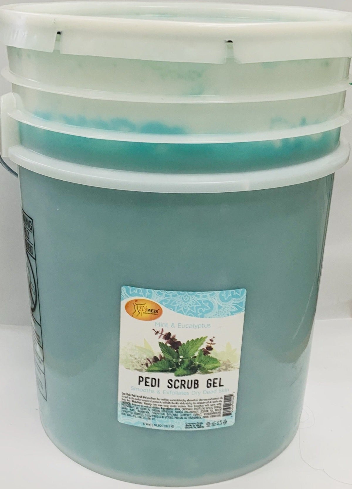 Spa Redi - Pedi Scrub Gel - Mint & Eucalyptus 5Gal