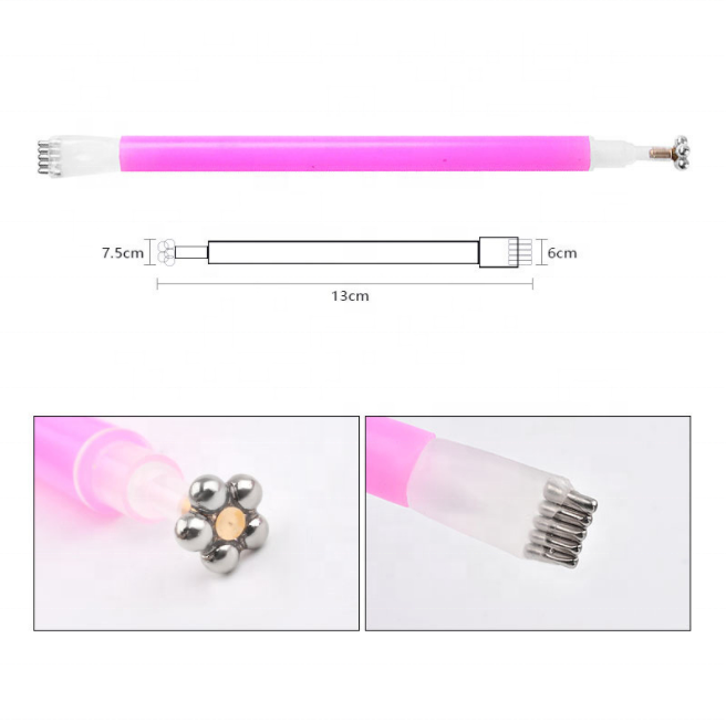Double Head Magnet Stick  for Cat Eyes - Round & Straight