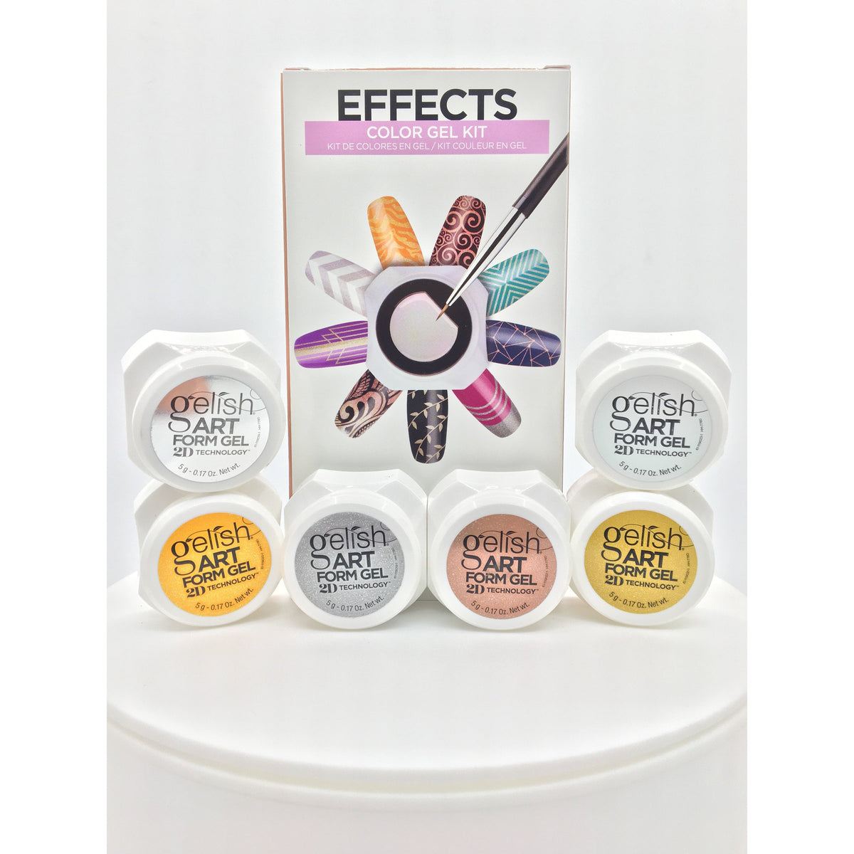 Gelish Art Form Gel 2D Effects Color Kit