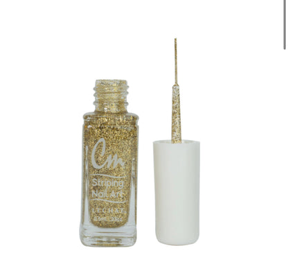 Lechat CM Nail Art Liner - Gold Glitter CM31